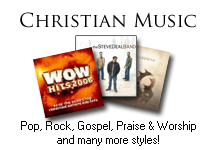Christian Music including styles such as Pop, Rock, Gospel, Praise & Worship.